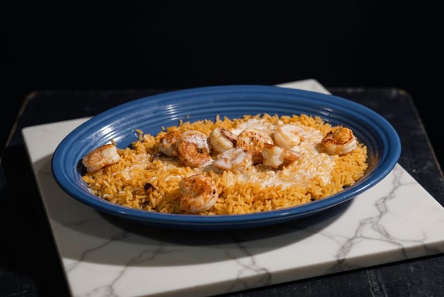 Arroz con Camarones.