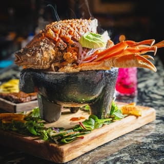 Seafood Molcajete